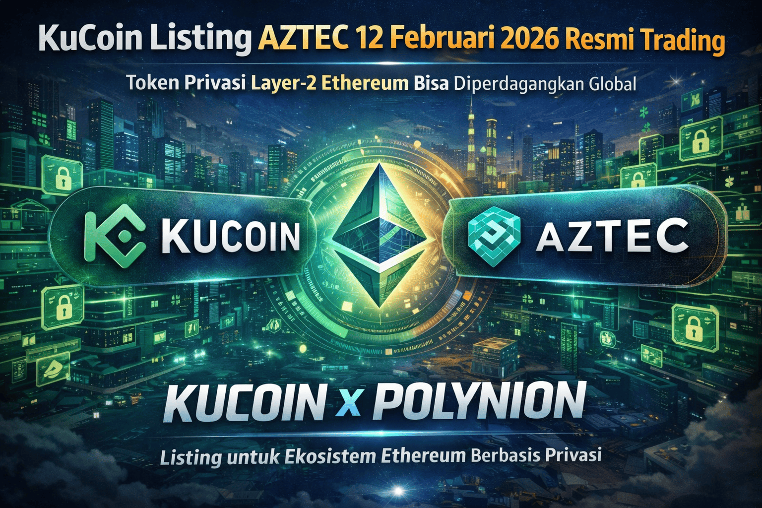 KuCoin Listing AZTEC 12 Februari 2026 Resmi Trading